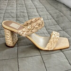 Dolce Vita Paily Raffia Heels